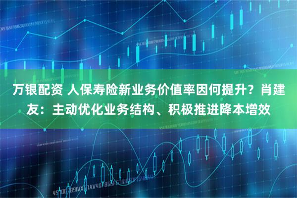 万银配资 人保寿险新业务价值率因何提升？肖建友：主动优化业务结构、积极推进降本增效